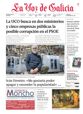 Cover of La Voz de Galicia (Arousa)