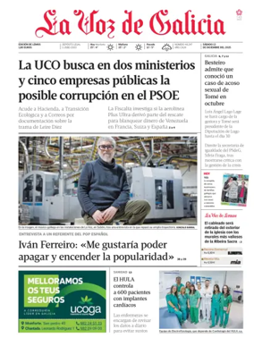 Cover of La Voz de Galicia (Monforte)