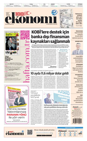 Cover of Dünya Gazetesi