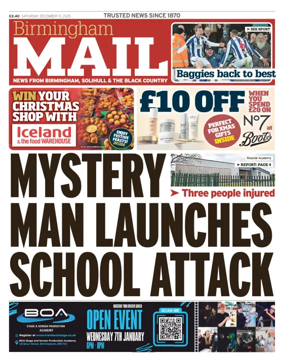 Cover of Birmingham Mail