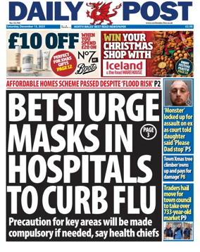 Cover of Daily Post (North Wales)