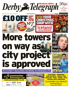 Cover of Derby Telegraph