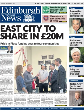 Cover of Edinburgh Evening News