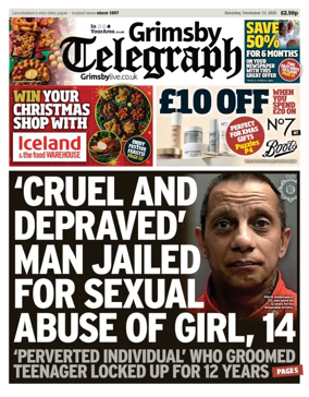 Cover of Grimsby Telegraph