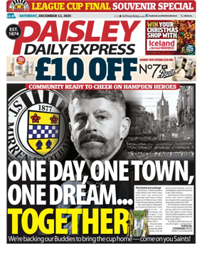 Cover of Paisley Daily Express