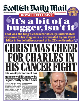 Cover of Scottish Daily Mail