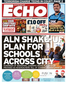 Cover of South Wales Echo