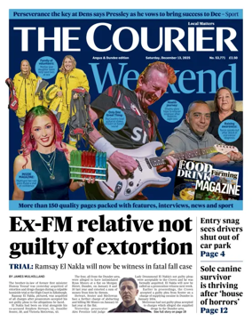 Cover of The Courier & Advertiser (Angus and The Mearns Edition)