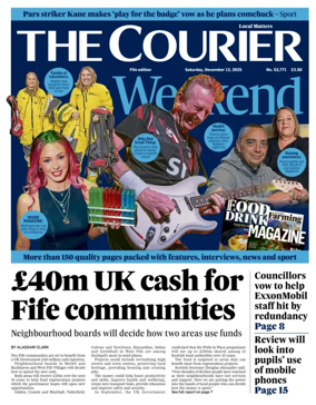 Cover of The Courier & Advertiser (Fife Edition)
