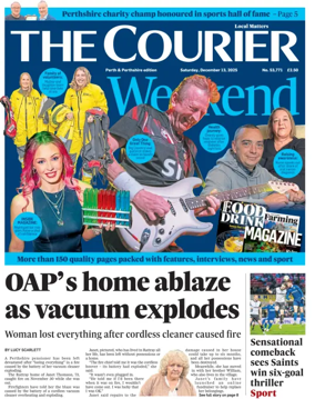 Cover of The Courier & Advertiser (Perth and Perthshire Edition)
