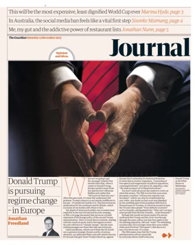 Cover of The Guardian e-paper Journal