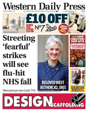 Cover of Western Daily Press (Saturday)