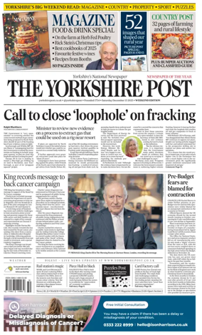 Cover of Yorkshire Post