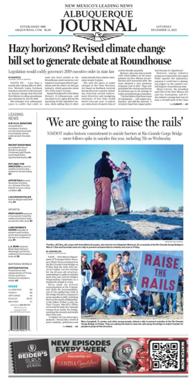 Cover of Albuquerque Journal