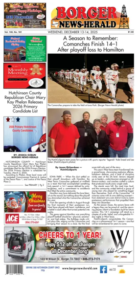 Cover of Borger News-Herald