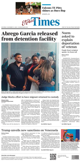 Cover of El Paso Times