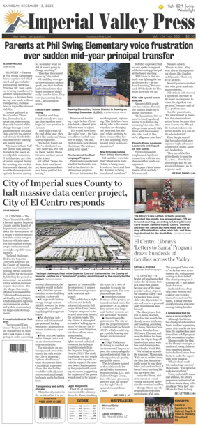 Cover of Imperial Valley Press