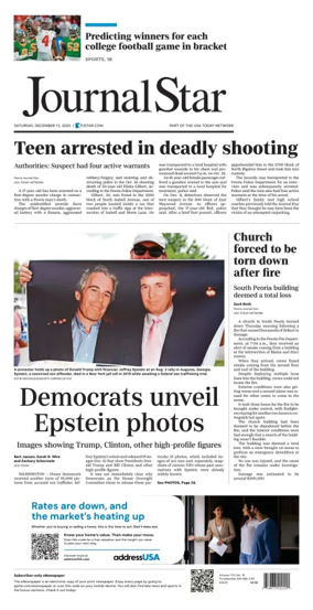 Cover of Journal Star (Peoria)