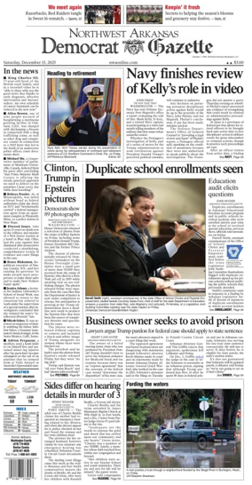 Cover of Northwest Arkansas Democrat-Gazette