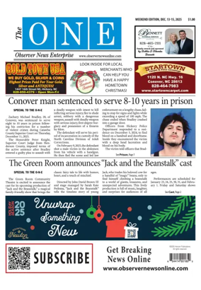 Cover of Observer News Enterprise