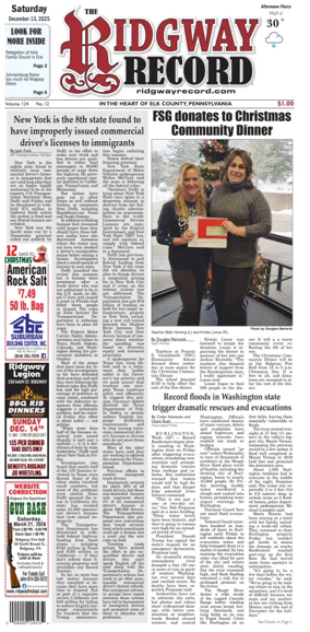 Cover of Ridgway Record