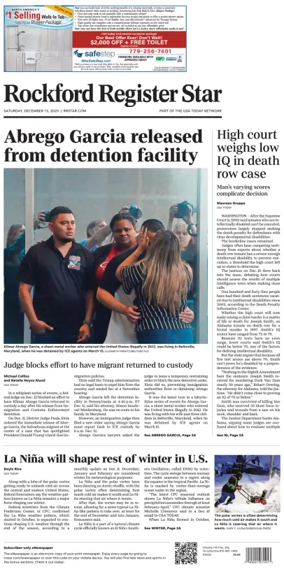 Cover of Rockford Register Star