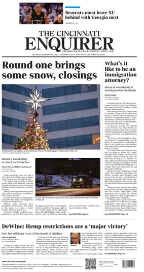 Cover of The Cincinnati Enquirer