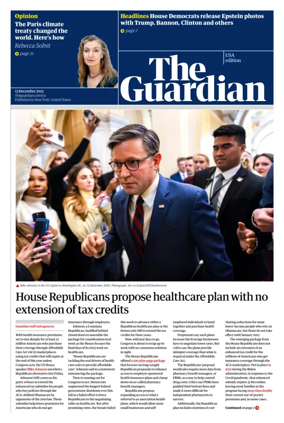 Cover of The Guardian (USA)