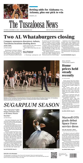 Cover of The Tuscaloosa News