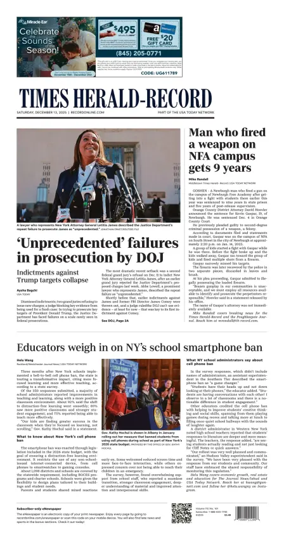 Cover of Times Herald-Record