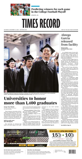 Cover of Times Record (Ft. Smith Southwest)