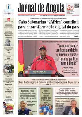 Cover of Jornal de Angola