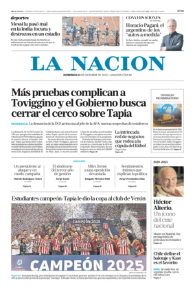 Cover of La Nacion