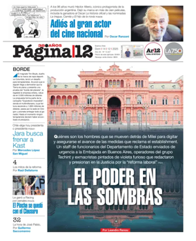 Cover of Pagina 12