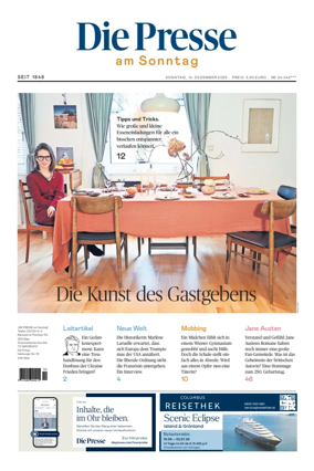Cover of Die Presse am Sonntag