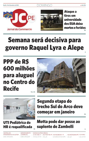 Cover of Jornal do Commercio