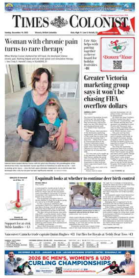 Cover of Times Colonist