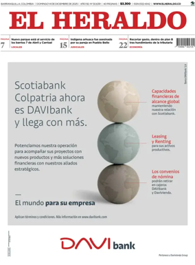 Cover of El Heraldo (Colombia)