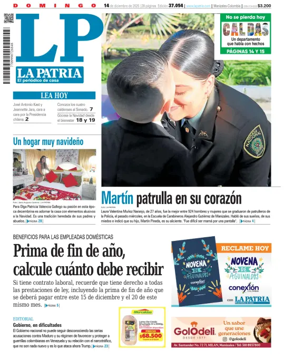 Cover of La Patria (Colombia)