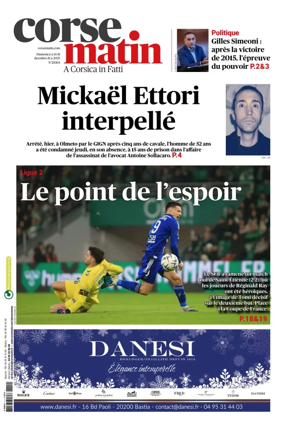 Cover of Corse Matin