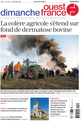 Cover of Dimanche Ouest France (Normandie)