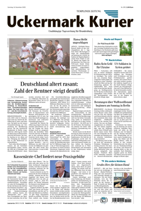Cover of Templiner Zeitung