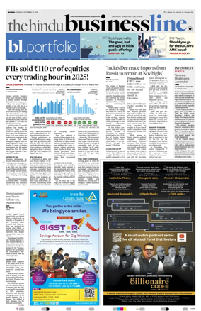Cover of BusinessLine (Mumbai)