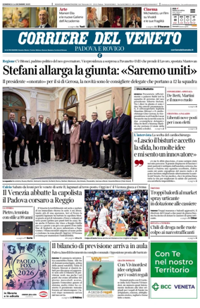 Cover of Corriere del Veneto (Padova e Rovigo)