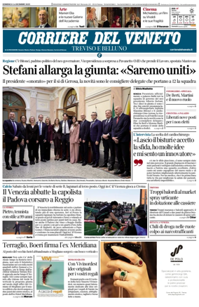 Cover of Corriere del Veneto (Treviso e Belluno)