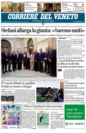 Cover of Corriere del Veneto (Venezia e Mestre)