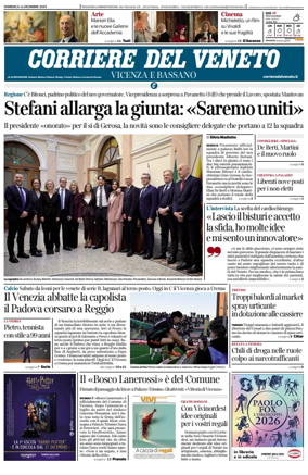 Cover of Corriere del Veneto (Vicenza e Bassano)
