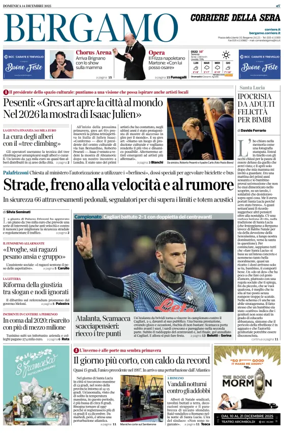 Cover of Corriere della Sera (Bergamo)
