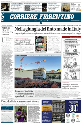 Cover of Corriere Fiorentino