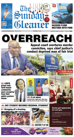 Cover of Jamaica Gleaner